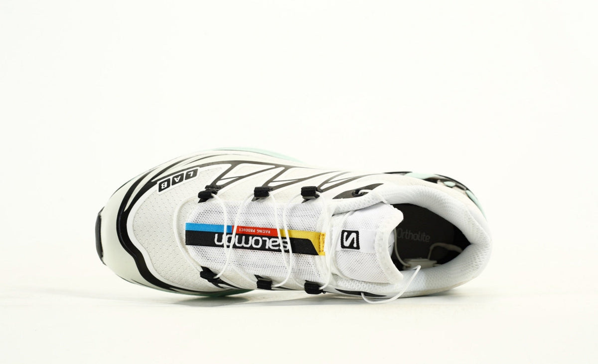Salomon S-LAB XT 6 Men's Trail Running Shoes "White Black Mint"- outdoor hiking shoes/Women's Shoe Sale / Men's Shoe Sale