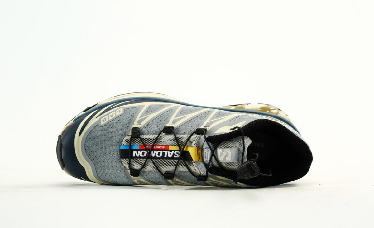 Salomon XT-6 S-LAB Men Women Outdoor Trail Running Shoes "Grey Navy Blue Olive"