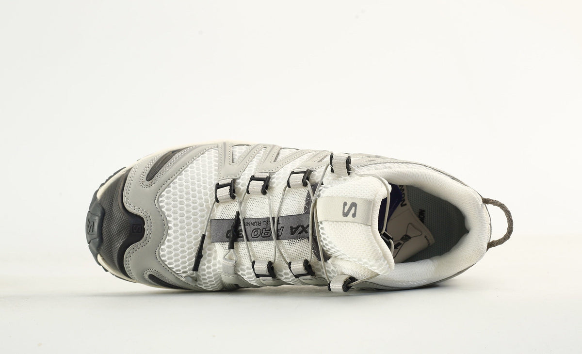 Salomon XA PRO 3D Trail Running Shoes "White Gray"- outdoor hiking shoes/Women's Shoe Sale / Men's Shoe Sale