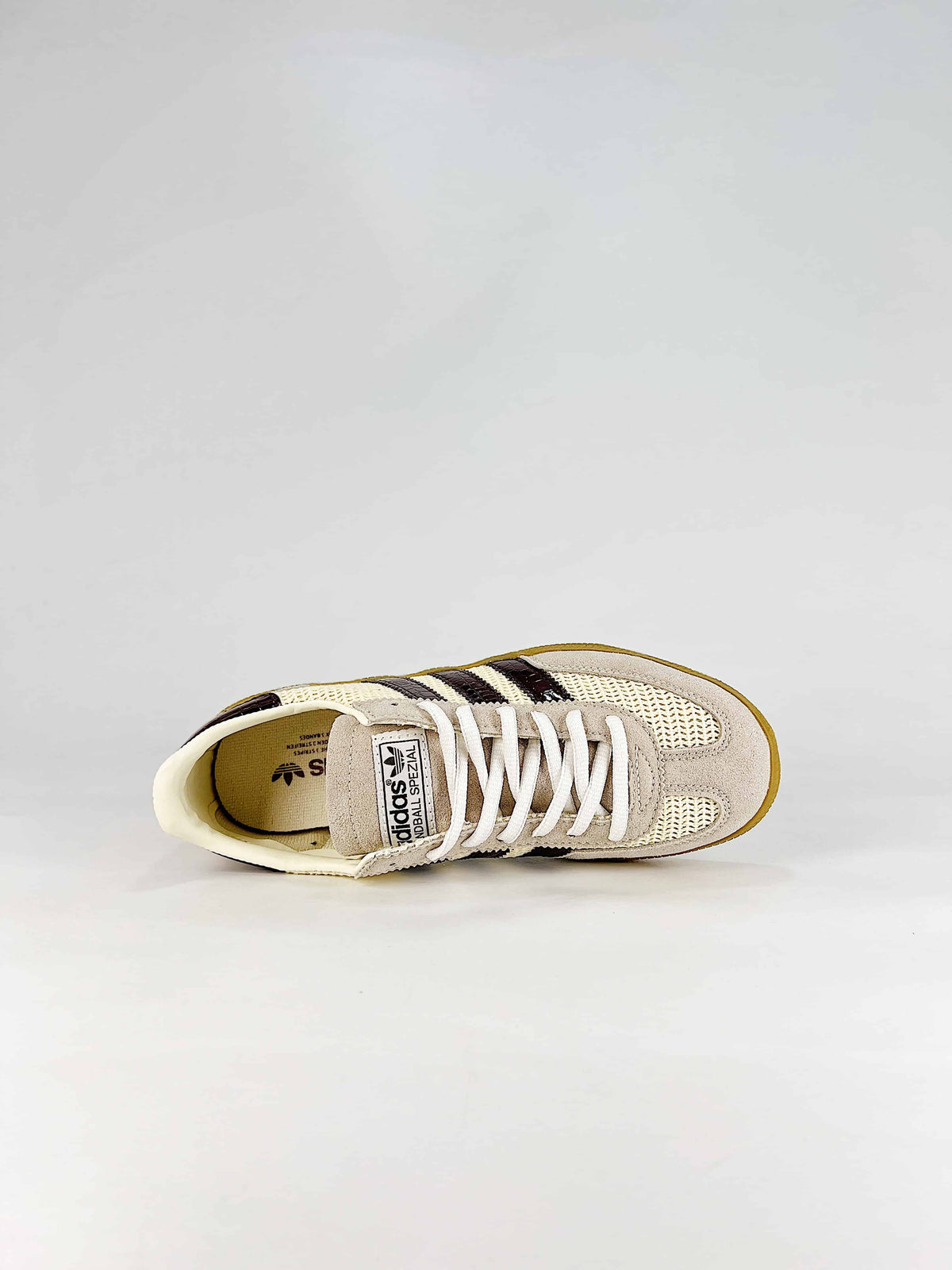 Adidas Handball Spezial Mesh Sneakers "Cream Beige"-Classic sneakers，Adidas Women's Shoe Sale / Men's Shoe Sale