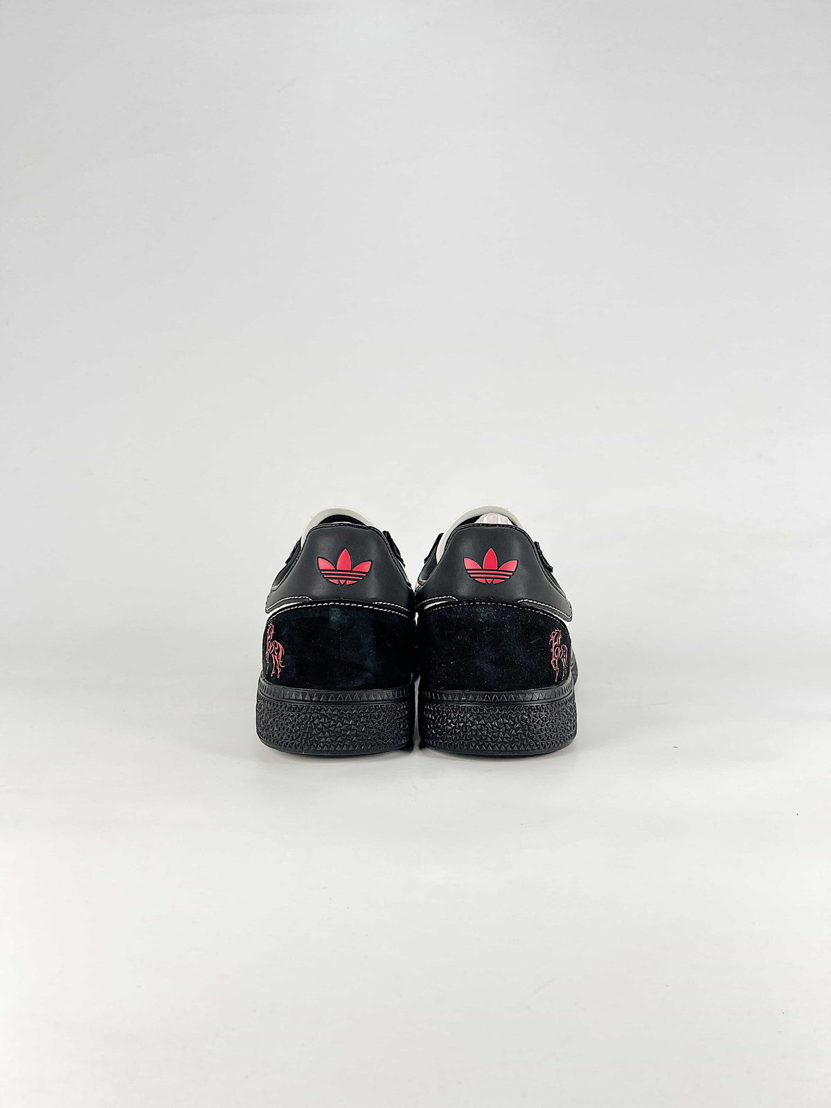 Adidas Originals Gazelle Indoor Year of the Horse "Black Off White Red"-Classic sneakers，Adidas Women's Shoe Sale / Men's Shoe Sale