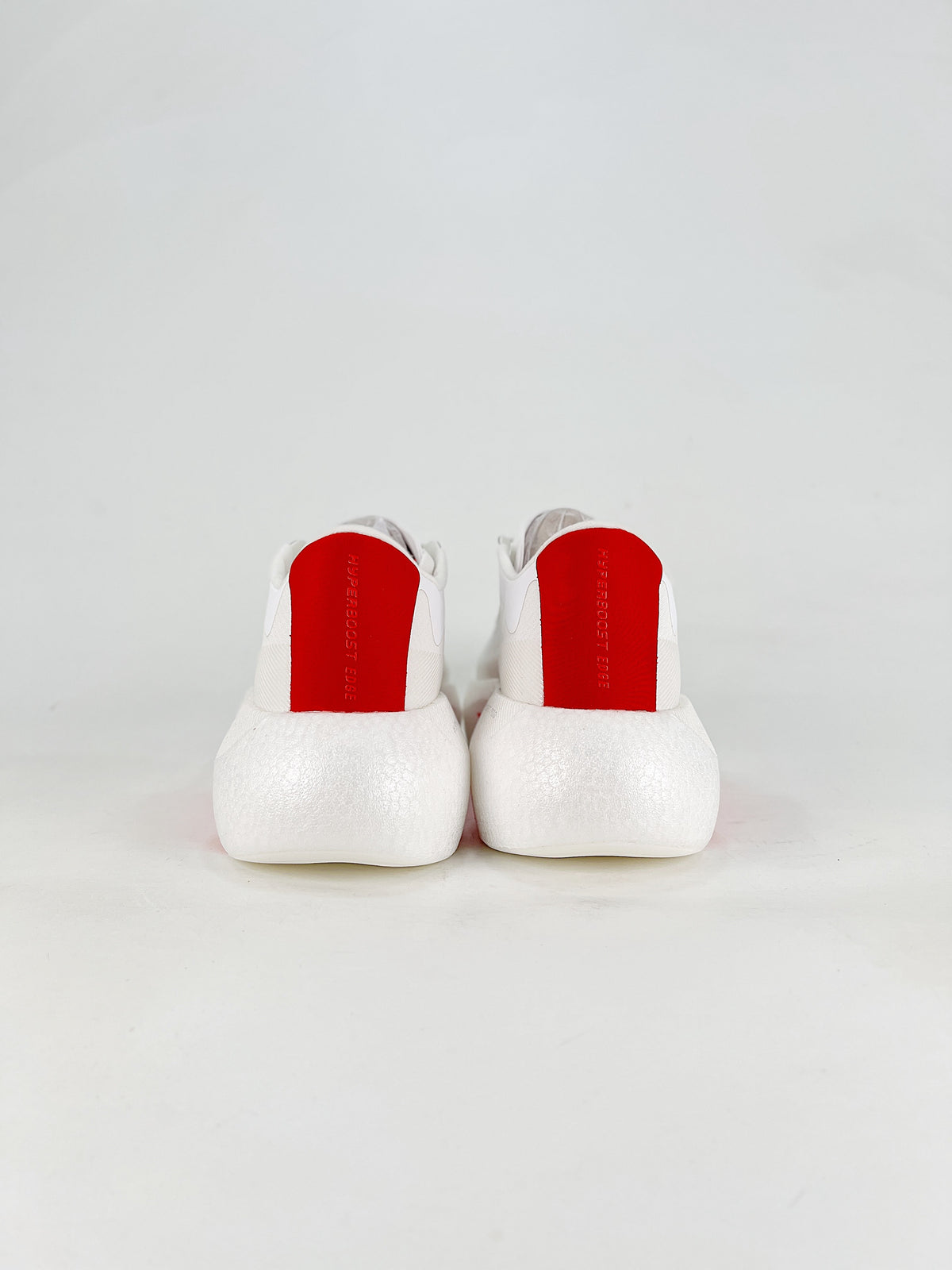 adidas Hyperboost Edge "White Red" Unisex Running Shoes-Classic sneakers，Adidas Women's Shoe Sale / Men's Shoe Sale