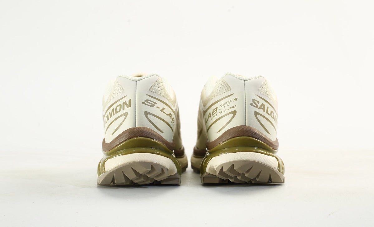 Salomon S-LAB XT-6 Trail Running Shoes "Cream Olive Green"- outdoor hiking shoes/Women's Shoe Sale / Men's Shoe Sale