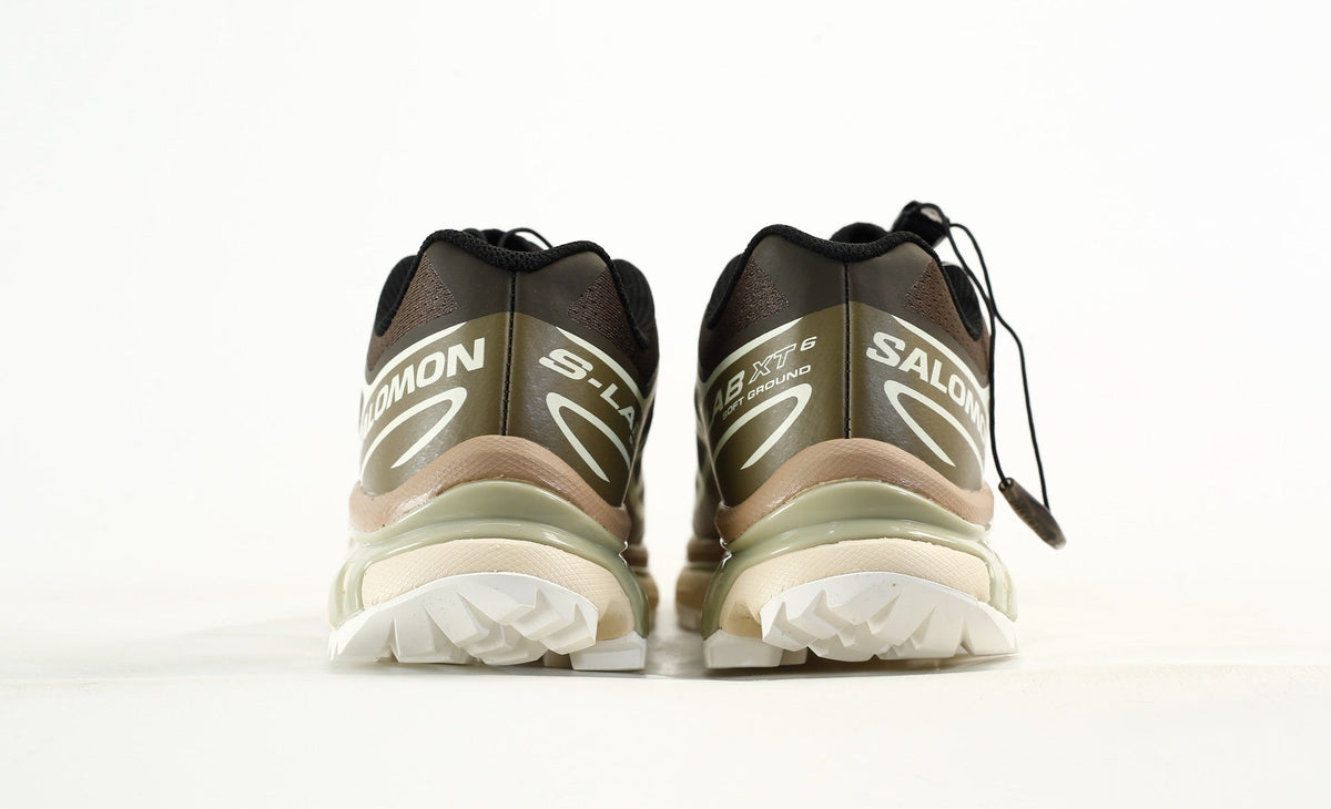 Salomon S-LAB XT-6 Trail Running Shoes "Dark Brown Olive"- outdoor hiking shoes/Women's Shoe Sale / Men's Shoe Sale