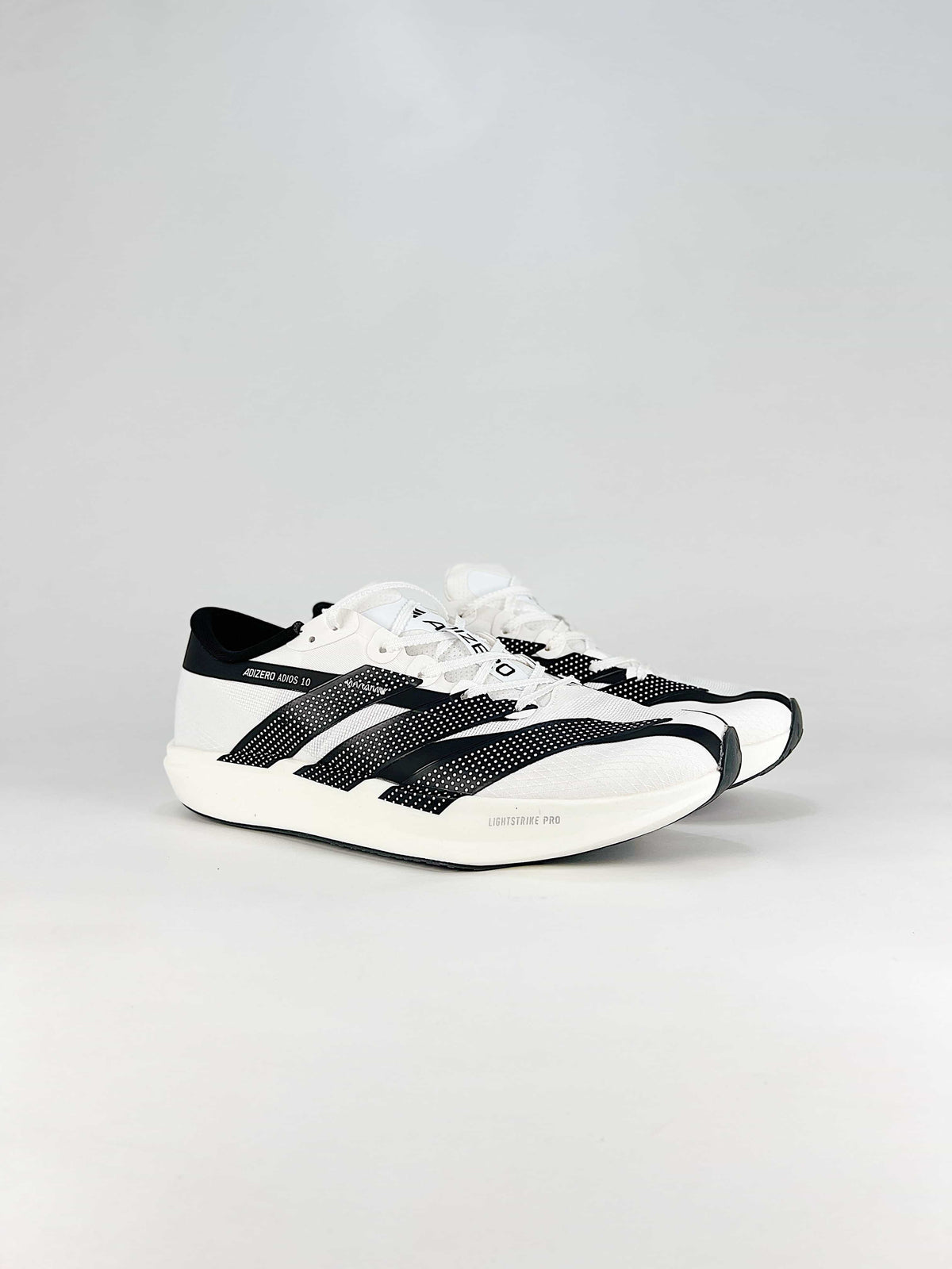 Adidas Adizero Adios 10 "White Black"-Classic sneakers，Adidas Women's Shoe Sale / Men's Shoe Sale