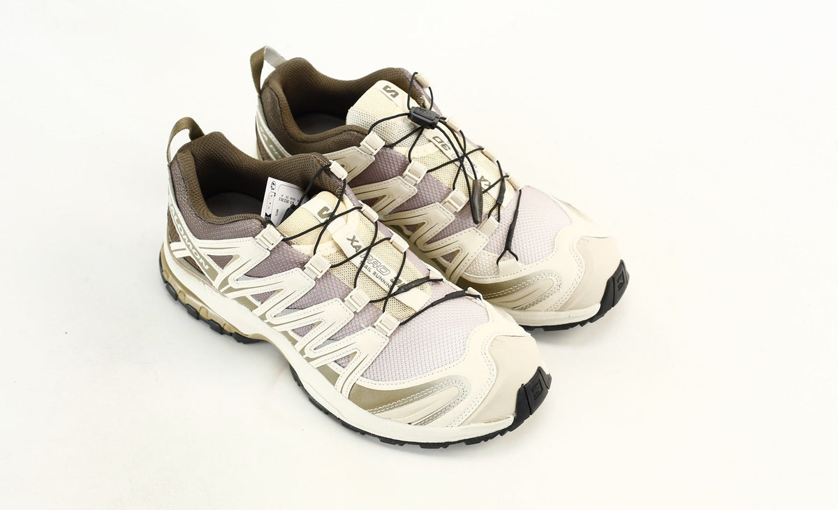 Salomon XA Pro 3D Stone Grey Almond Milk Men Outdoor Hiking Shoes- outdoor hiking shoes/Women's Shoe Sale / Men's Shoe Sale