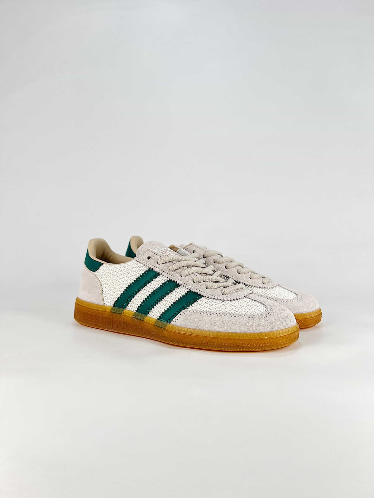 Adidas Handball Spezial "Off White Green Mesh" Sneakers-Classic sneakers，Adidas Women's Shoe Sale / Men's Shoe Sale