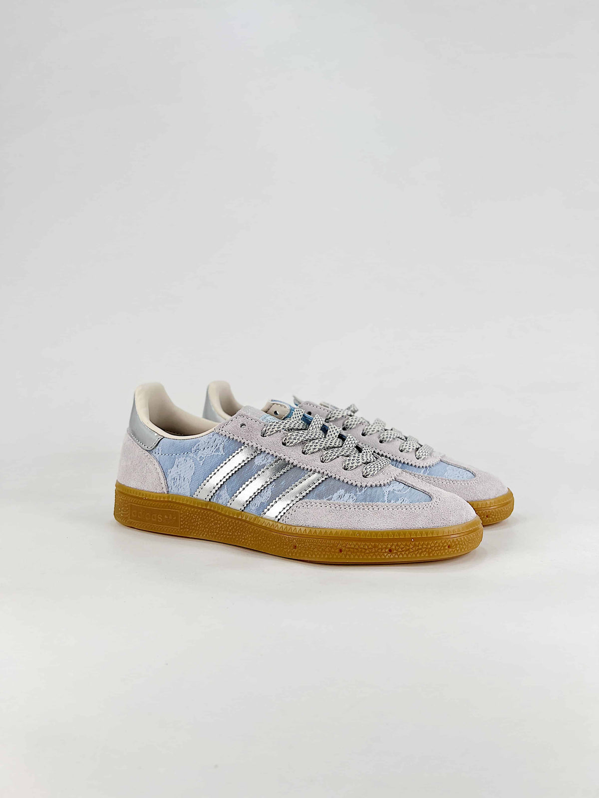 Adidas Handball Spezial x Liberty London "Light Blue Floral Silver" Sneakers-Classic sneakers，Adidas Women's Shoe Sale / Men's Shoe Sale