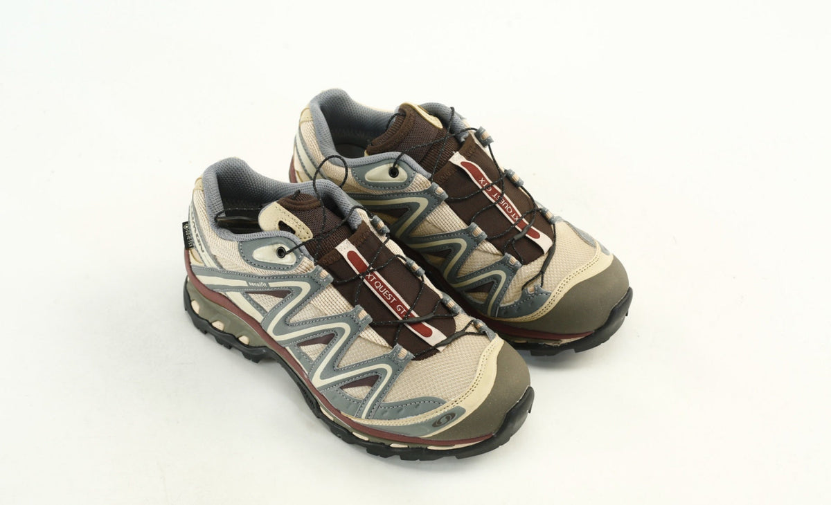 Salomon XT-Quest GORE-TEX Trail Running & Hiking Sneakers, “Gull/Plum Kitten/Black”