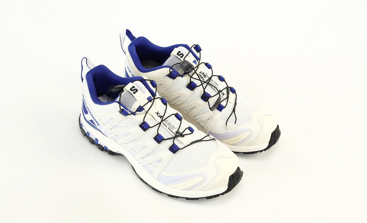 Salomon XA PRO 3D "White Blue" Outdoor Trail Running Hiking Shoes- outdoor hiking shoes/Women's Shoe Sale / Men's Shoe Sale