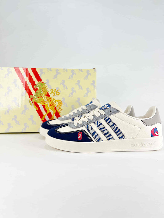 Adidas Gazelle "Cream Navy"-Classic sneakers，Adidas Women's Shoe Sale / Men's Shoe Sale