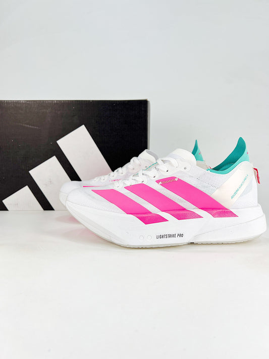 adidas Adizero Adios Pro 4 "White Pink Teal"-Classic sneakers，Adidas Women's Shoe Sale / Men's Shoe Sale