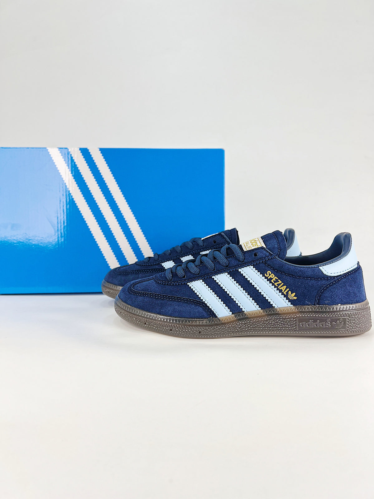 Adidas Handball Spezial Suede Sneakers "Navy Light Blue"-Classic sneakers，Adidas Women's Shoe Sale / Men's Shoe Sale