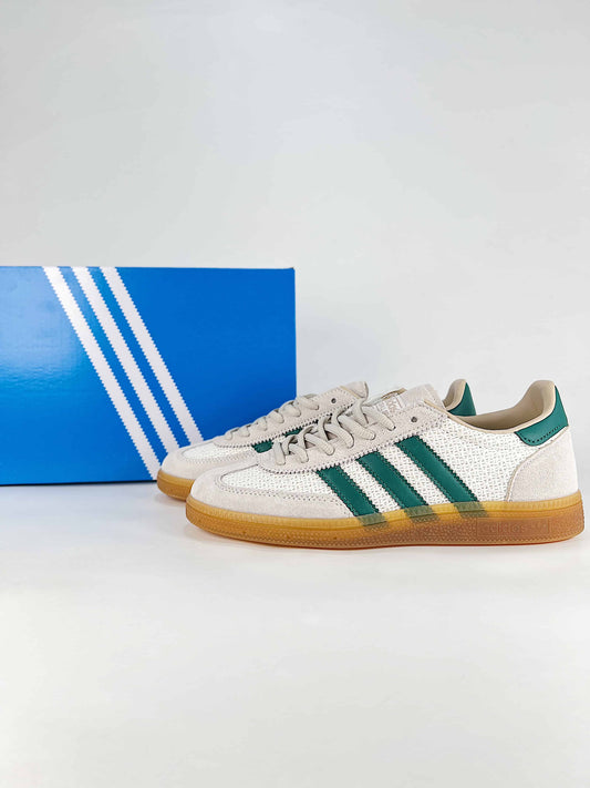 Adidas Handball Spezial "Off White Green Mesh" Sneakers-Classic sneakers，Adidas Women's Shoe Sale / Men's Shoe Sale