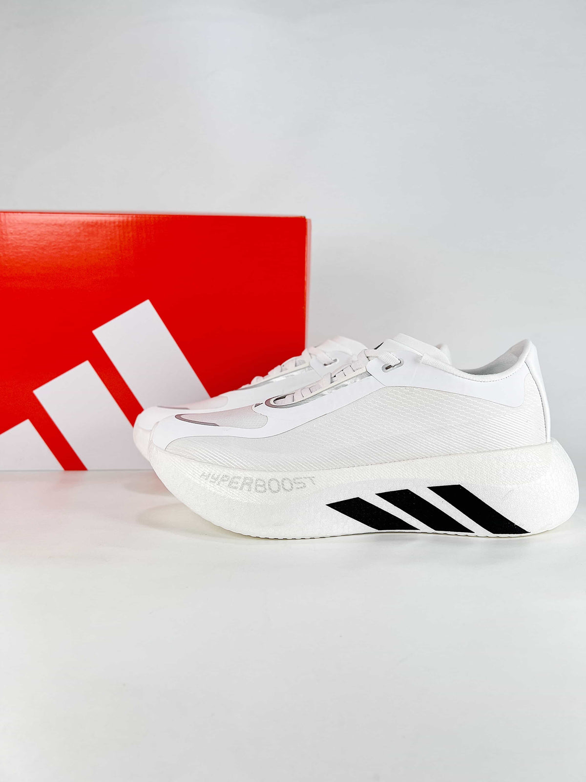 Adidas Hyperboost Edge "White Black"-Classic sneakers，Adidas Women's Shoe Sale / Men's Shoe Sale