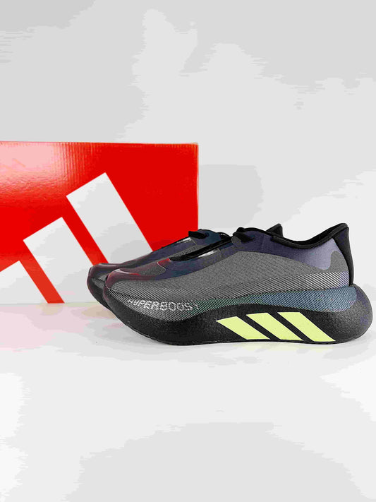 Adidas Hyperboost "Dark Grey Volt"-Classic sneakers，Adidas Women's Shoe Sale / Men's Shoe Sale
